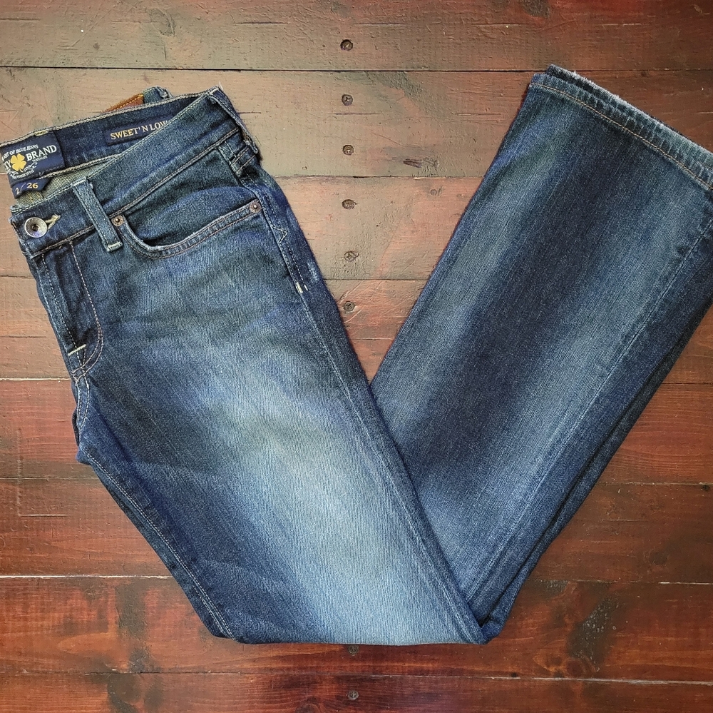 Women's Lucky Brand Sweet & Low Bootcut Jeans Size 2/26 - Picture 3 of 9